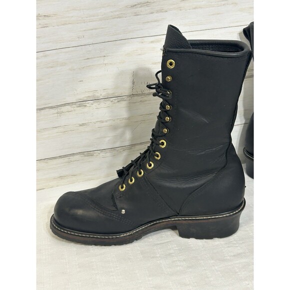 Carolina 1905 Linesman Boot Saefty Toe Vibram Union Made In USA Black Mens 11 2E main image 13